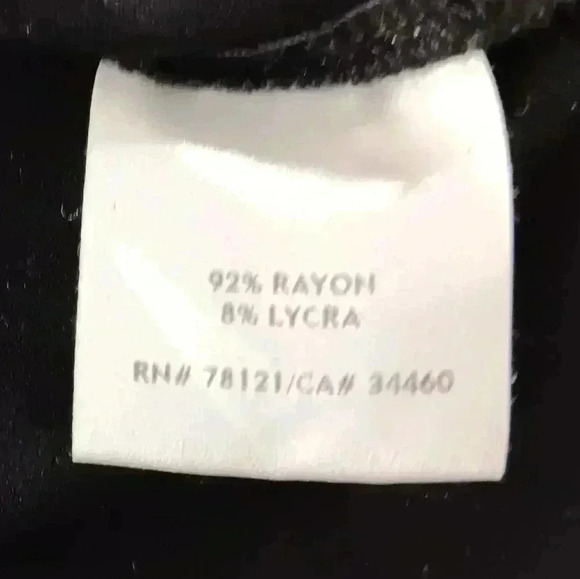 Eileen Fisher Crew neck 3/4 length Butterfly sleeve Top. Size L - Picture 5 of 7